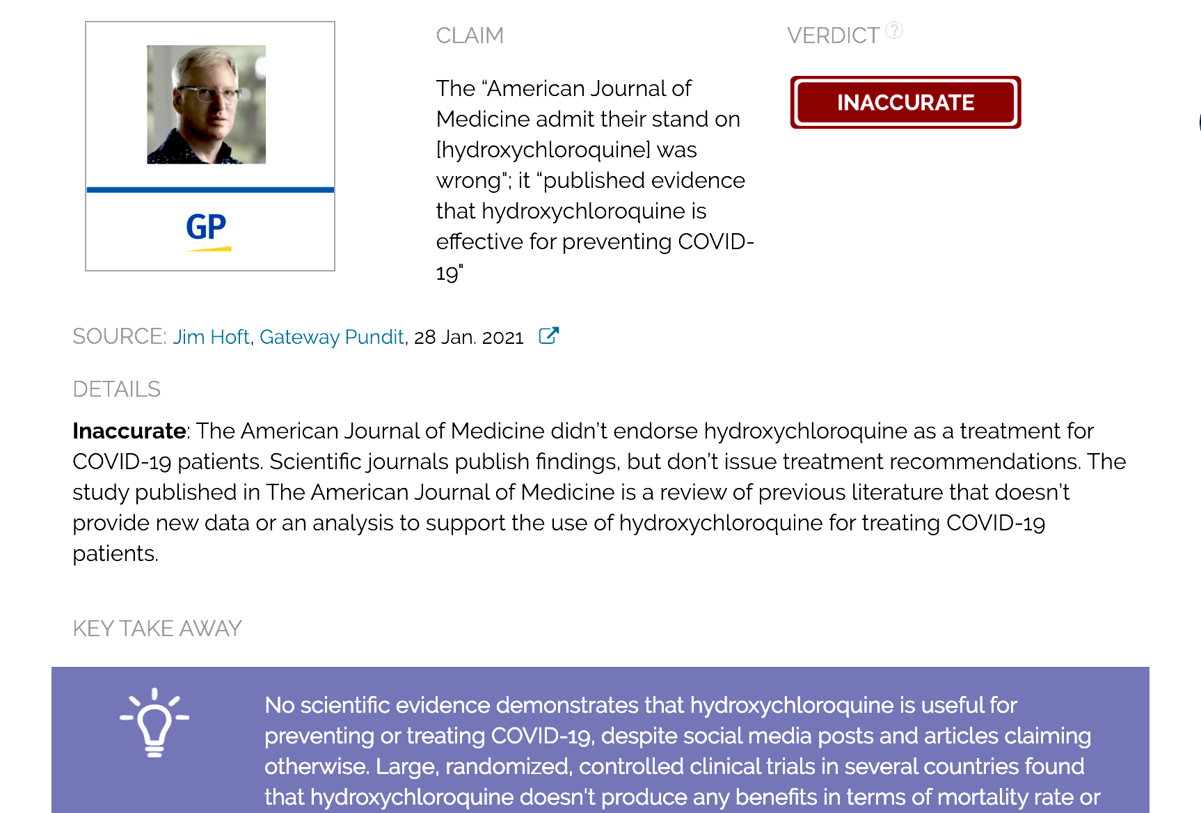 The American Journal of Medicine didn't recommend ...